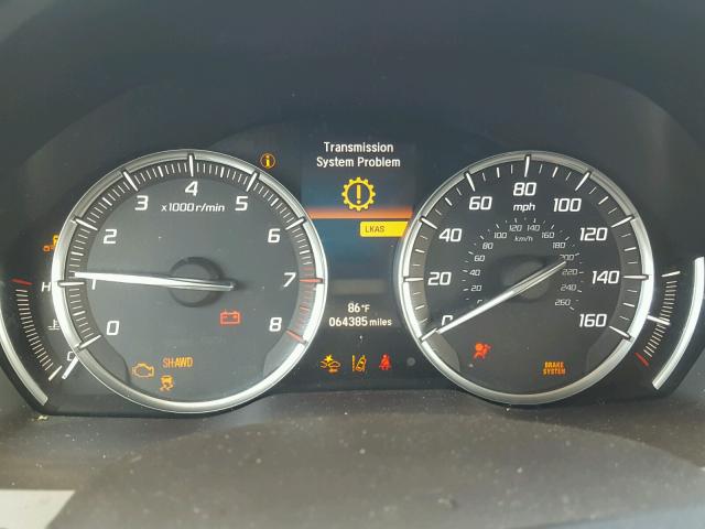 5FRYD4H49GB013071 - 2016 ACURA MDX TECHNO BURGUNDY photo 8