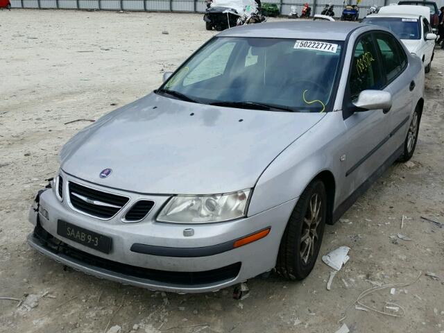 YS3FB45S941036784 - 2004 SAAB 9-3 LINEAR GRAY photo 2