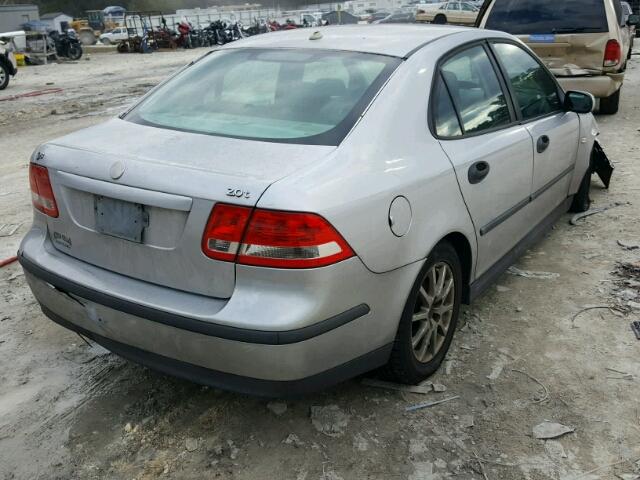 YS3FB45S941036784 - 2004 SAAB 9-3 LINEAR GRAY photo 4