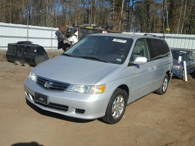 5FNRL18684B115109 - 2004 HONDA ODYSSEY EX SILVER photo 2