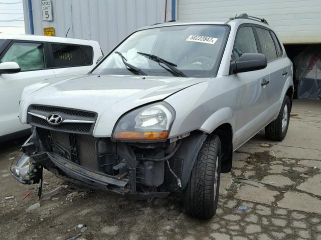 KM8JM12B29U129551 - 2009 HYUNDAI TUCSON GLS SILVER photo 2