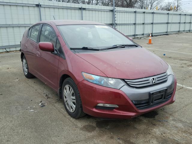 JHMZE2H52AS024471 - 2010 HONDA INSIGHT LX RED photo 1