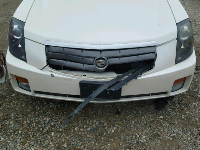 1G6DM57N430138782 - 2003 CADILLAC CTS WHITE photo 9