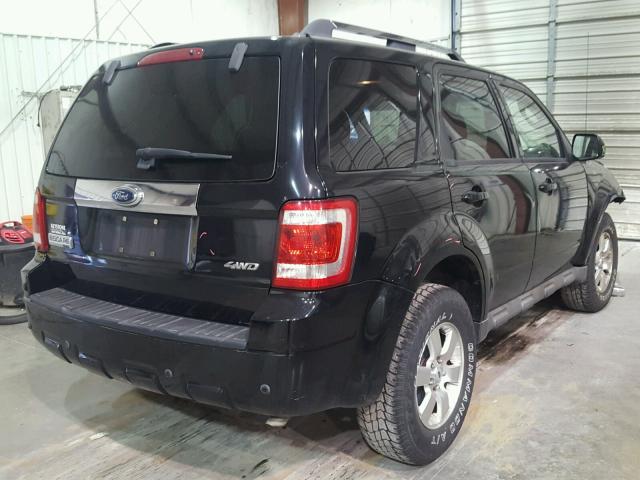 1FMCU94719KA99938 - 2009 FORD ESCAPE LIM BLACK photo 4