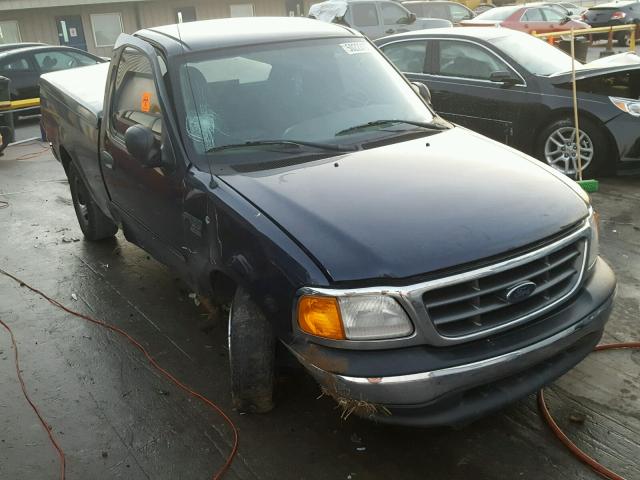 2FTRF17W44CA70069 - 2004 FORD F-150 HERI BLUE photo 1