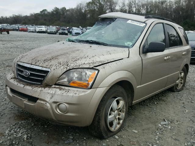 KNDJD736075718632 - 2007 KIA SORENTO EX GOLD photo 2