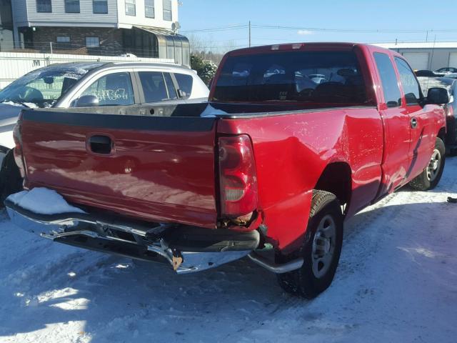 2GCEC19X331271999 - 2003 CHEVROLET SILVERADO RED photo 4