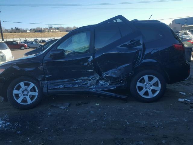 5NMSH73E07H058010 - 2007 HYUNDAI SANTA FE S 蓝色 照片 10