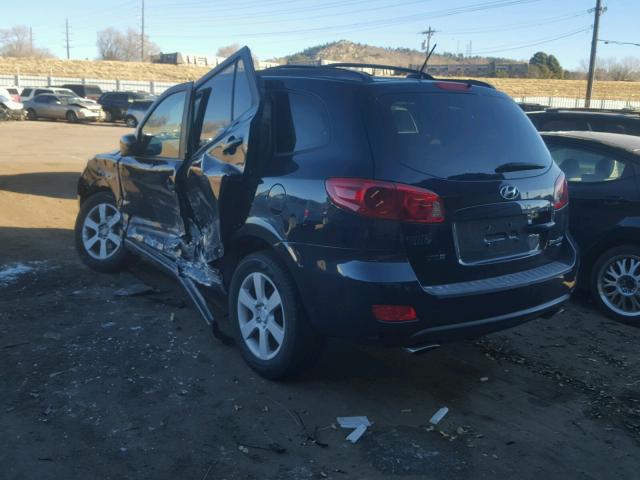 5NMSH73E07H058010 - 2007 HYUNDAI SANTA FE S 蓝色 照片 3