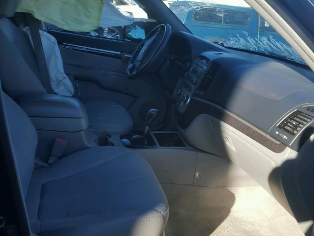 5NMSH73E07H058010 - 2007 HYUNDAI SANTA FE S 蓝色 照片 5