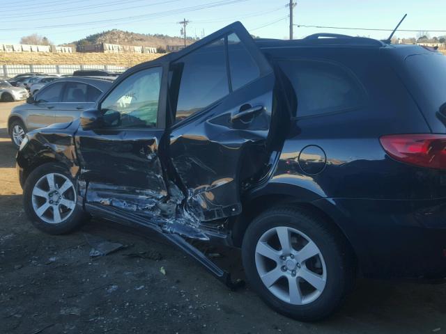 5NMSH73E07H058010 - 2007 HYUNDAI SANTA FE S 蓝色 照片 9
