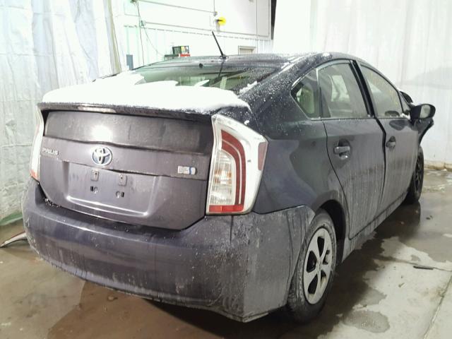 JTDKN3DU7C5436036 - 2012 TOYOTA PRIUS GRAY photo 4