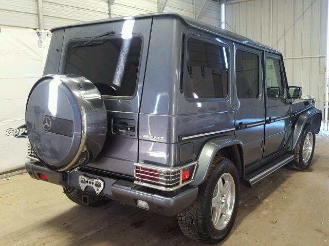 WDCYR71E85X162883 - 2005 MERCEDES-BENZ G 55 AMG GRAY photo 4