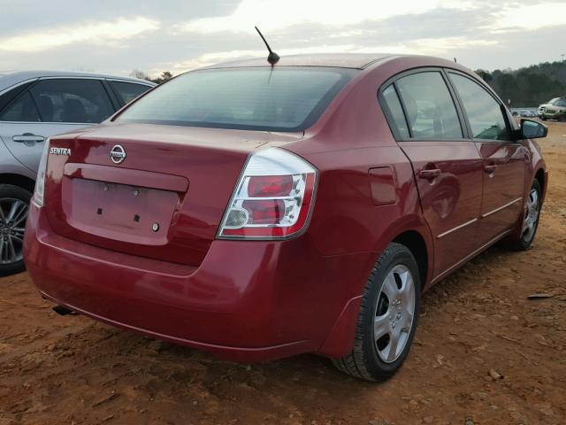 3N1AB61E19L642788 - 2009 NISSAN SENTRA 2.0 RED photo 4