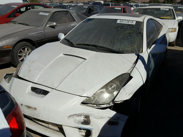 JTDDY32T1Y0023530 - 2000 TOYOTA CELICA GT- WHITE photo 2