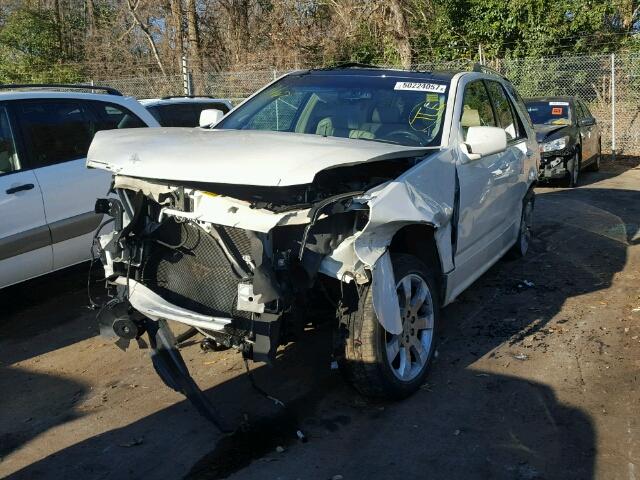 1GYEE63A680121314 - 2008 CADILLAC SRX WHITE photo 2