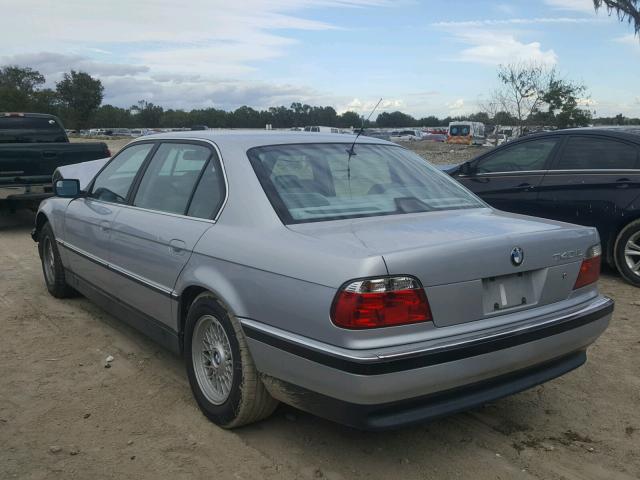 WBAGJ8329VDL41658 - 1997 BMW 740 IL SILVER photo 3