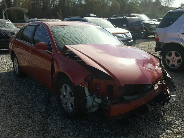 2G1WT55NX89131868 - 2008 CHEVROLET IMPALA LT RED photo 1