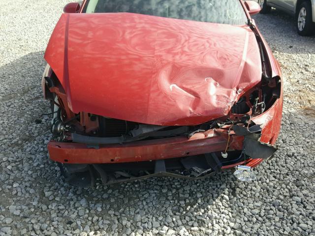 2G1WT55NX89131868 - 2008 CHEVROLET IMPALA LT RED photo 7