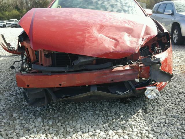 2G1WT55NX89131868 - 2008 CHEVROLET IMPALA LT RED photo 9