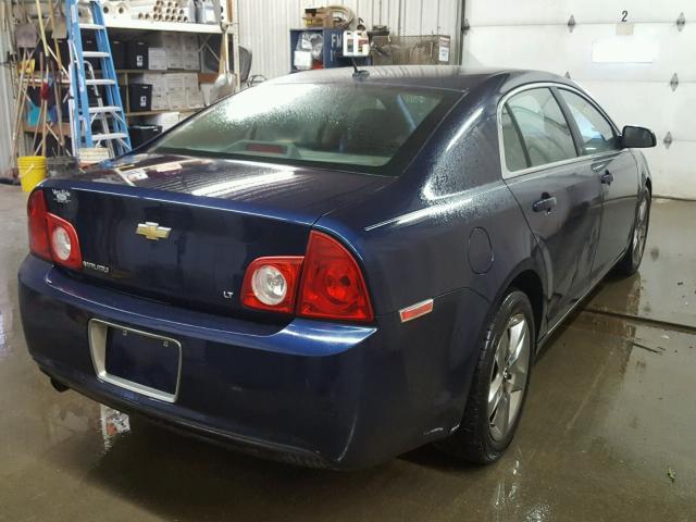 1G1ZH57B29F171565 - 2009 CHEVROLET MALIBU 1LT BLUE photo 4