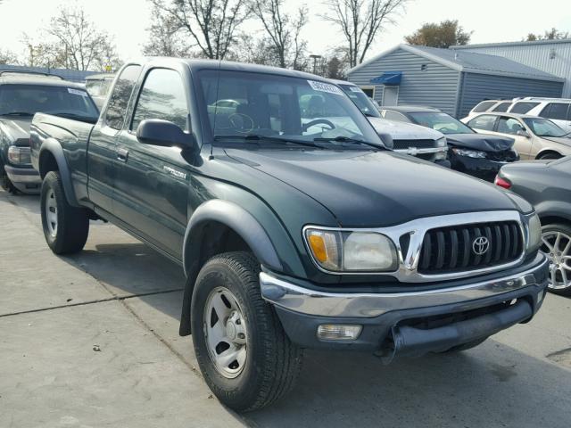 5TESM92N31Z879165 - 2001 TOYOTA TACOMA XTR GREEN photo 1