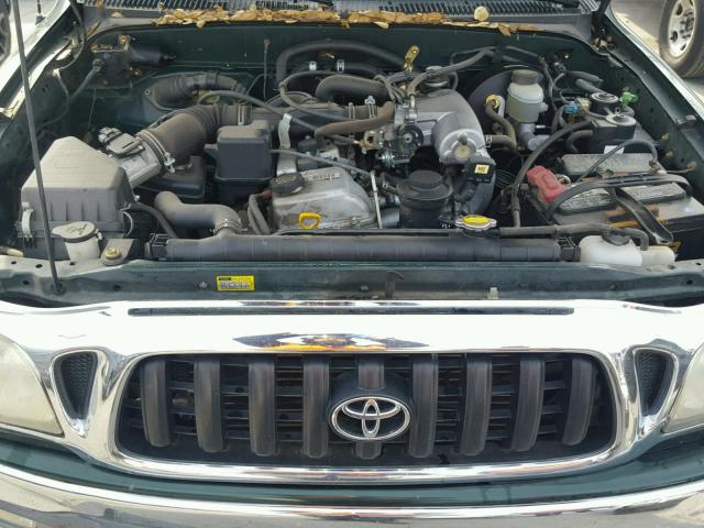 5TESM92N31Z879165 - 2001 TOYOTA TACOMA XTR GREEN photo 7