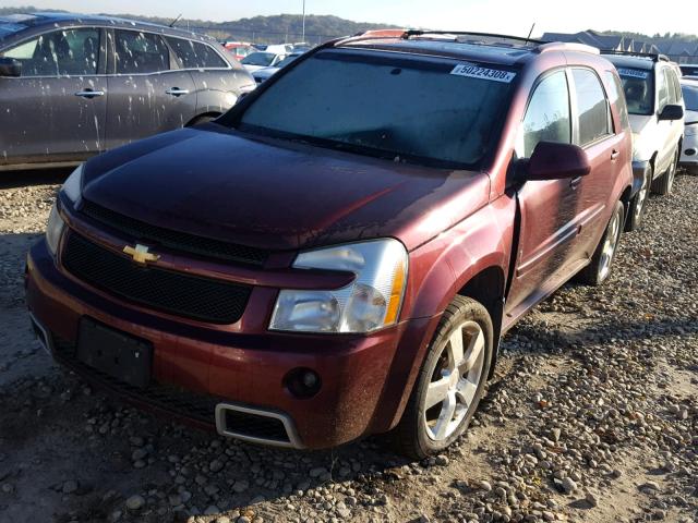 2CNDL037986066790 - 2008 CHEVROLET EQUINOX SP BURGUNDY photo 2