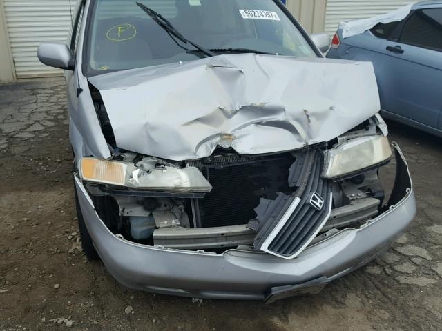 2HKRL18621H618230 - 2001 HONDA ODYSSEY EX SILVER photo 9