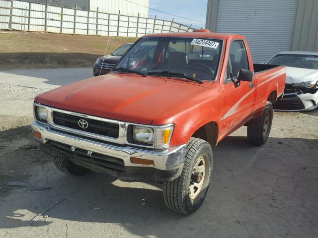 4TARN01P8RZ312432 - 1994 TOYOTA PICKUP 1/2 RED photo 2