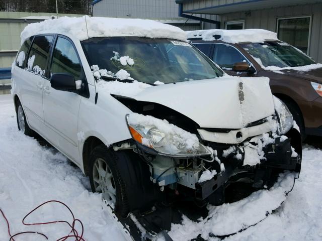 5TDZK23C87S073448 - 2007 TOYOTA SIENNA CE WHITE photo 1