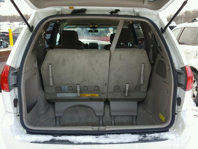 5TDZK23C87S073448 - 2007 TOYOTA SIENNA CE WHITE photo 9