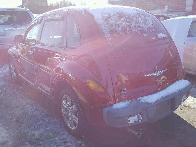 3C8FY68BX2T343916 - 2002 CHRYSLER PT CRUISER RED photo 3