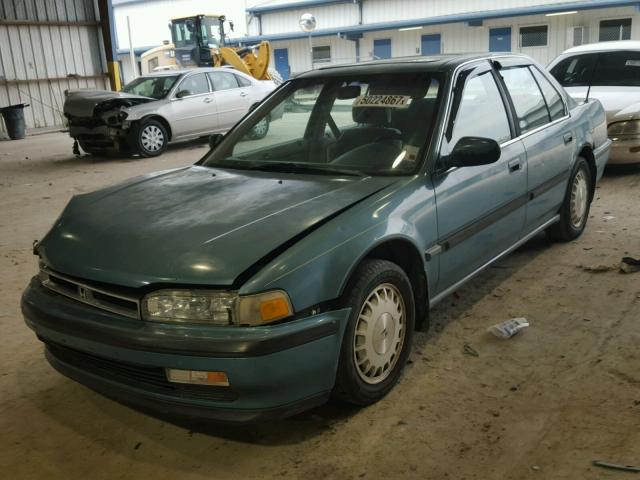 1HGCB7666MA049944 - 1991 HONDA ACCORD EX BLUE photo 2