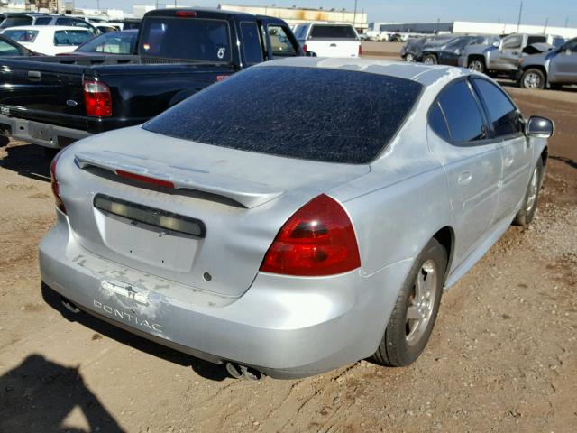 2G2WR524641197929 - 2004 PONTIAC GRAND PRIX SILVER photo 4