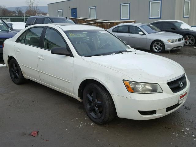 5NPET46C37H222602 - 2007 HYUNDAI SONATA GLS WHITE photo 1