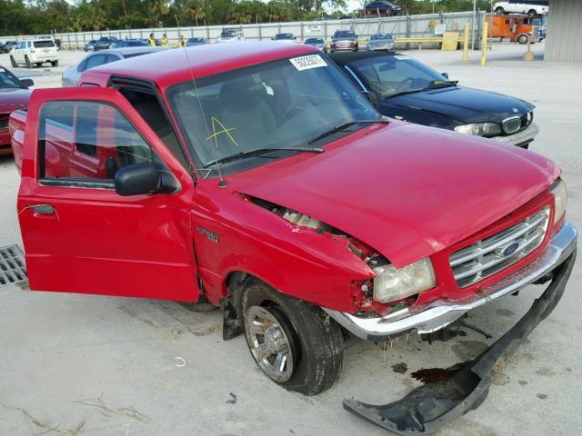 1FTYR14U81TA58921 - 2001 FORD RANGER SUP RED photo 1