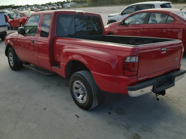 1FTYR14U81TA58921 - 2001 FORD RANGER SUP RED photo 3