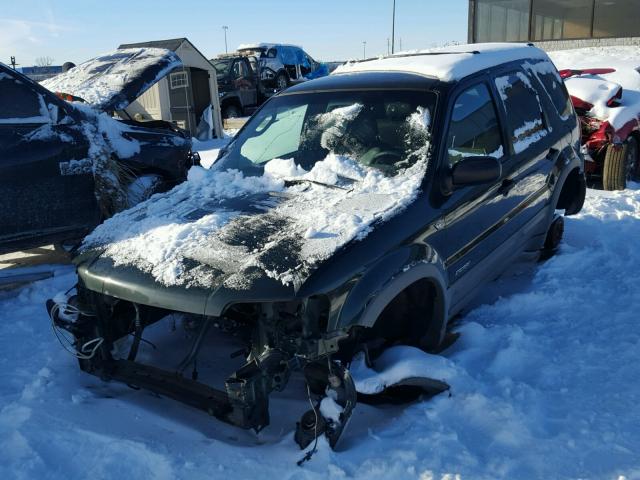 1FMYU03112KA25181 - 2002 FORD ESCAPE XLT GREEN photo 2