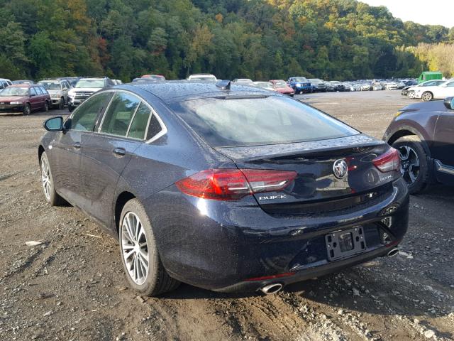 W04GP6SX9J1131067 - 2018 BUICK REGAL ESSE BLUE photo 3