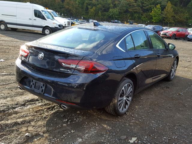 W04GP6SX9J1131067 - 2018 BUICK REGAL ESSE BLUE photo 4