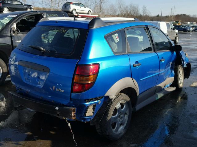 5Y2SL65837Z426241 - 2007 PONTIAC VIBE BLUE photo 4