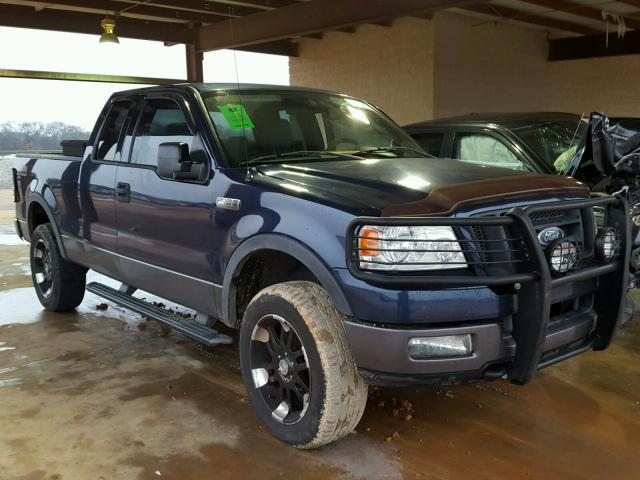 1FTPX14574NB82892 - 2004 FORD F150 BLUE photo 1