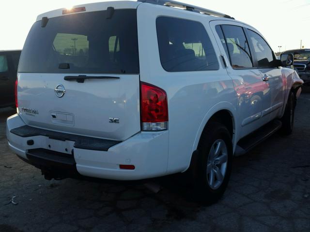 5N1AA0NC1AN623034 - 2010 NISSAN ARMADA SE WHITE photo 4