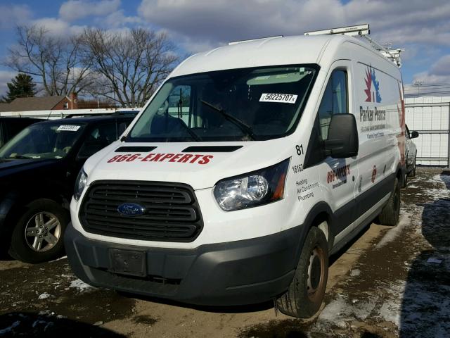 1FTYR2CM9GKA89231 - 2016 FORD TRANSIT T- WHITE photo 2