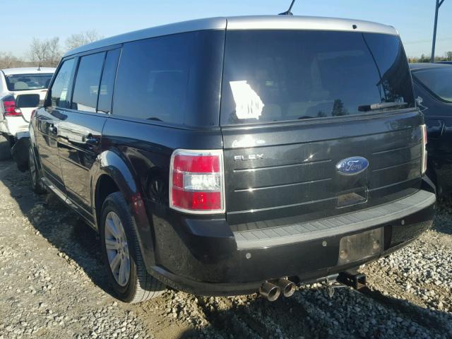 2FMGK5BC4BBD31237 - 2011 FORD FLEX SE BLACK photo 3