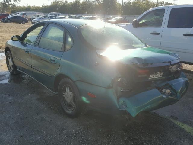 1FALP52UXVA295573 - 1997 FORD TAURUS GL GREEN photo 3