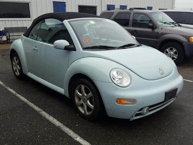 3VWCD31Y54M341742 - 2004 VOLKSWAGEN NEW BEETLE 蓝色 照片 1