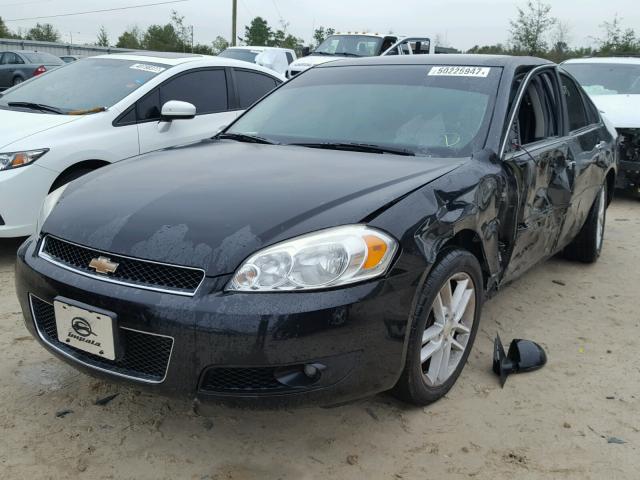 2G1WC5E36E1109732 - 2014 CHEVROLET IMPALA LIM BLACK photo 2