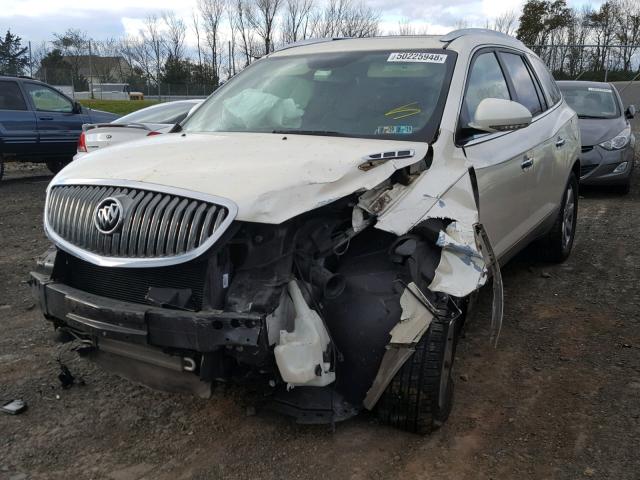 5GALVBED8AJ233515 - 2010 BUICK ENCLAVE CX WHITE photo 2